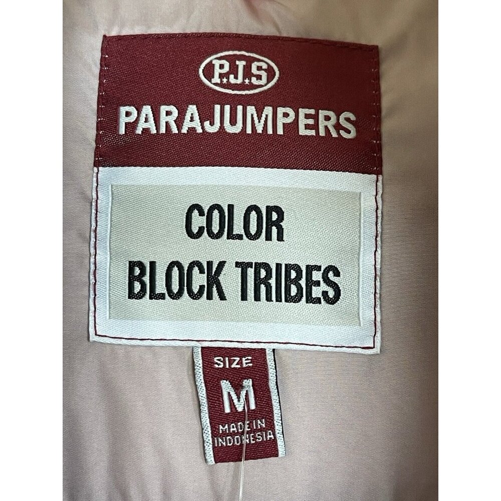 Jada Parajumpers Vest Womens Size Medium M Puffer Down Colorblock Tribes - Picture 10 of 16